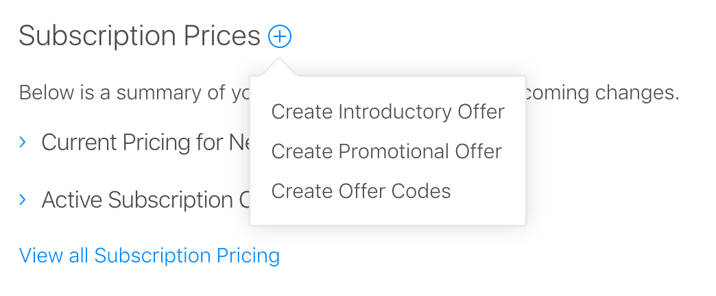 Create offer code