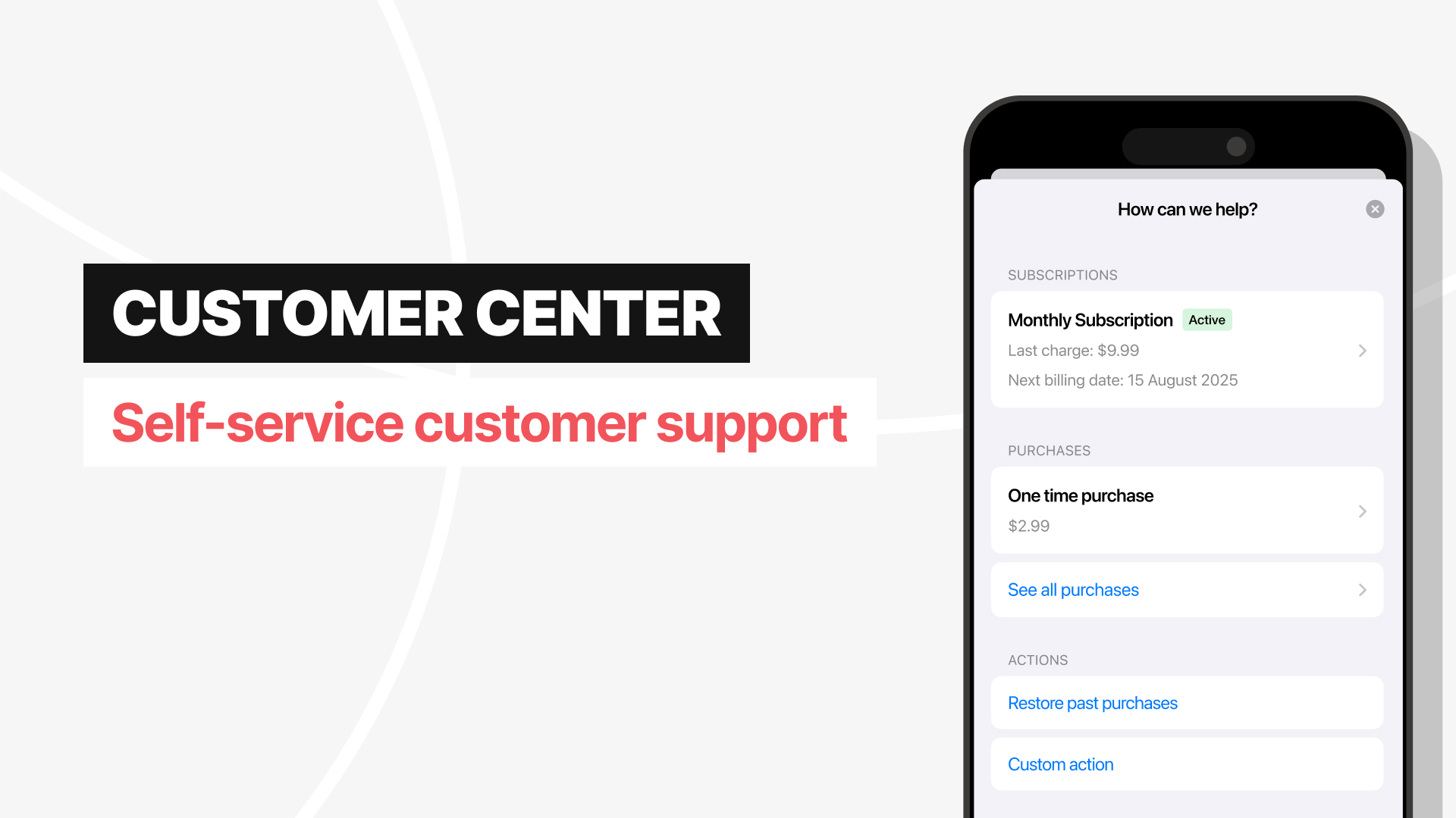 Customer Center