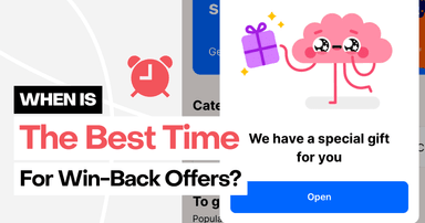 When is the best time to send a win-back offer?