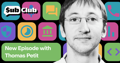 New Sub Club podcast episode with Thomas Petit - 2024 on web-to-app